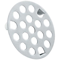 PlumbCraft 1-7/8 in. D Chrome Stainless Steel Drain Strainer Silver