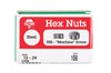 Hillman Zinc-Plated Steel SAE Hex Machine Screw Nut 100 pk