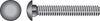 Hillman 1/4 in. X 3/4 in. L Zinc-Plated Steel Carriage Bolt 100 pk