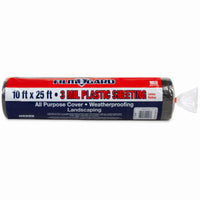 Berry Plastics Film-Gard Plastic Sheeting 3 mil X 10 ft. W X 25 ft. L Polyethylene Black