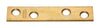 National Hardware 3 in. H X 0.63 in. W X 0.08 in. D Brass-Plated Steel Mending Brace