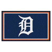 MLB - Detroit Tigers 4ft. x 6ft. Plush Area Rug