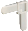 Prime-Line White Plastic 1/4 in. W X 3/4 in. L Screen Frame Corner 100 pk