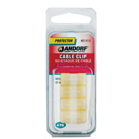 Jandorf 1/8 in. D X 0.76 in. L Natural Nylon Cable Clip