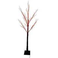 Celebrations Orange/Purple 350 ct 5 ft. LED Prelit Spooky Tree Yard Decor