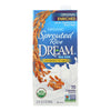 Dream Organic Unsweetened Sprouted Rice Drink - Case of 6 - 32 FL oz.