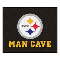 NFL - Pittsburgh Steelers Man Cave Rug - 5ft. x 6ft.