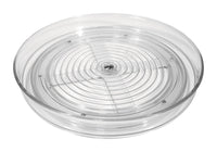 iDesign Linus Clear 1.5 in. H X 9 in. D Stainless Steel Turntable