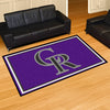 MLB - Colorado Rockies 5ft. x 8 ft. Plush Area Rug