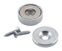 Magnet Source .281 in. L X .875 in. W Silver Super Latch Magnets 23 lb. pull 1 pc