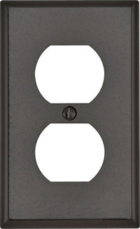 Leviton Brown 1 gang Plastic Duplex Outlet Wall Plate 1 pk (Pack of 25)