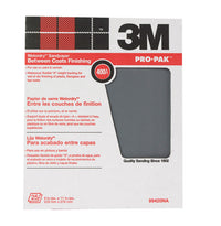 3M Pro-Pak 11 in. L X 9 in. W 400 Grit Silicon Carbide Sandpaper 25 pk