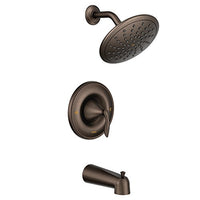 Oil rubbed bronze Posi-Temp(R) tub/shower