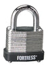 Master Lock Fortress 5.56 in. H X 1-1/8 in. W Laminated Steel 4-Pin Tumbler Padlock