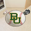 Baylor University Baseball Rug - 27in. Diameter