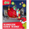 Gemmy Grinch and Max Sleigh 155.9052 in. Inflatable