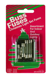 Bussmann 3 & 7 amps Christmas Fuse 6 pk