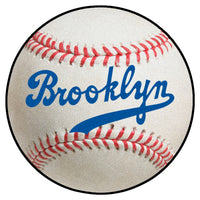 MLB - Los Angeles Dodgers Retro Collection Baseball Rug - 27in. Diameter - (1944 Brooklyn Dodgers)