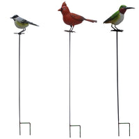 Meadow Creek Assorted Iron 40 in. H Bird Outdoor Garden Stake (Pack of 12)