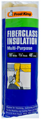 Frost King 12 in. X 48 in. L Fiberglass Pipe Insulation