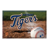 MLB - Detroit Tigers Rubber Scraper Door Mat