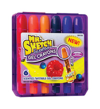 Mr. Sketch Twistable Washable Scented Gel Crayons 6 pk (Pack of 4)