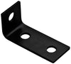 National Hardware 3.5 in. H X 1.5 in. W X 0.125 in. D Black Carbon Steel Inside Corner Brace