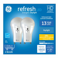 LED Light Bulbs, A19, 15-Watts, 2-Pk.