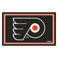 NHL - Philadelphia Flyers 4ft. x 6ft. Plush Area Rug