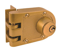 Prime-Line Defender Security Brushed Brass Diecast Deadbolt