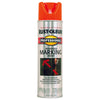 Rust-Oleum Professional Fluorescent Orange Inverted Marking Paint 15 oz (Pack of 6).