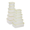 Honey-Can-Do Clear Food Storage Container Set 12 pk