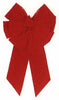 Holiday Trims Christmas Bow Bow Red Velvet 18 inch 1 pk (Pack of 12)