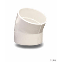 NDS Schedule 35 4 in. Hub each X 4 in. D Hub PVC Elbow 1 pk