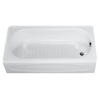 American Standard New Salem 14.25 in. H X 30 in. W X 60 in. L White Bathtub