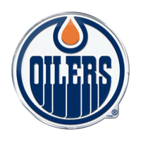 NHL - Edmonton Oilers Heavy Duty Aluminum Color Emblem