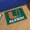 University of Miami Alumni Rug - 19in. X 30in.