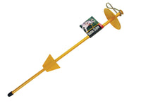 PDQ Boss Pet Yellow Dome Cast Malleable Steel Dog Tie Out Stake Large