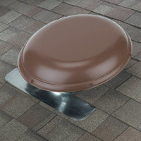 Air Vent 26.2 in. H X 25.5 in. W X 9 in. L X 14.5 in. D Brown Metal Power Roof Ventilator