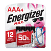 Energizer Max Premium AAA Alkaline Batteries 4 pk Carded