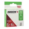 Arrow JT21 7/16 in. W X 3/8 in. L 23 Ga. Wide Crown Light Duty Staples 1000 pk