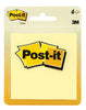 Post-It 3 in. W X 3 in. L Canary Yellow Sticky Notes 4 pad