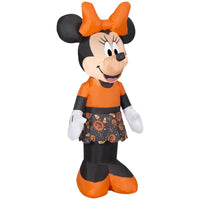 Gemmy 42 in. Mickey Mouse Minnie Mouse in Candy Skirt Inflatable