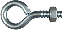 Stanley Hardware N221-085 1/4" X 2" Zinc Plated Eye Bolt With Nut Assembled (Pack of 20)