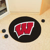 University of Wisconsin Hockey Puck Rug - 27in. Diameter