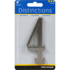 Hillman Distinctions 4 in. Silver Brushed Nickel Self-Adhesive Number 4 1 pc (Pack of 3)