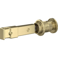 V1045 Barn Door Privacy Lock - Brushed Gold