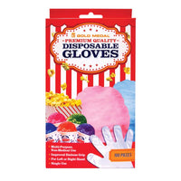 Prime Source HandsOff Food Service Gloves Clear L 100 pk