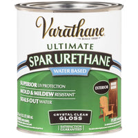 Varathane 250041H 1 Quart Gloss Water Based Outdoor Diamond™ Wood Finish  (Pack Of 2)