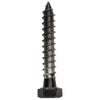 National Hardware 3/8 in. D X 1-1/2 in. L Black Powder-Coated Steel Lag Bolt (Pack of 5)